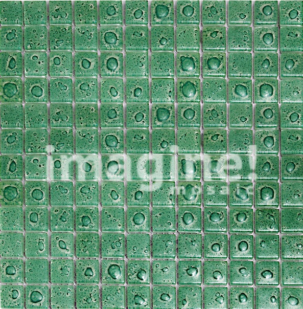 Мозаичная плитка зеленая